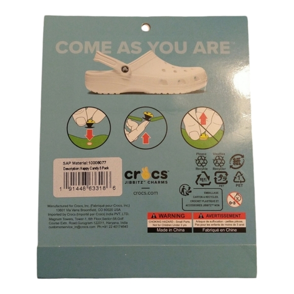 NWT Croc charms jibbitz 5pc candy charms - Picture 2 of 2